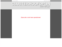 Tablet Screenshot of clusterhoofdpijn.nl